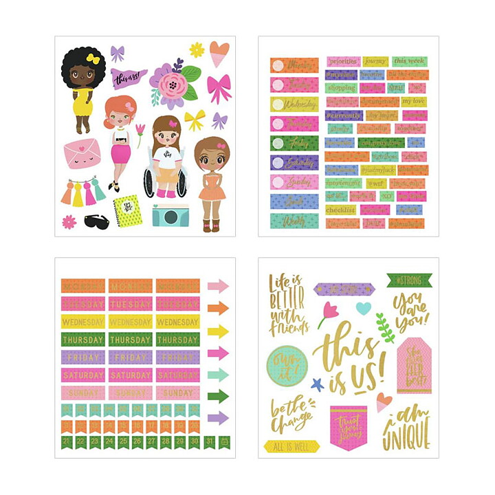 Paper House Mini Sticker Book This Is Us - Just Be You 