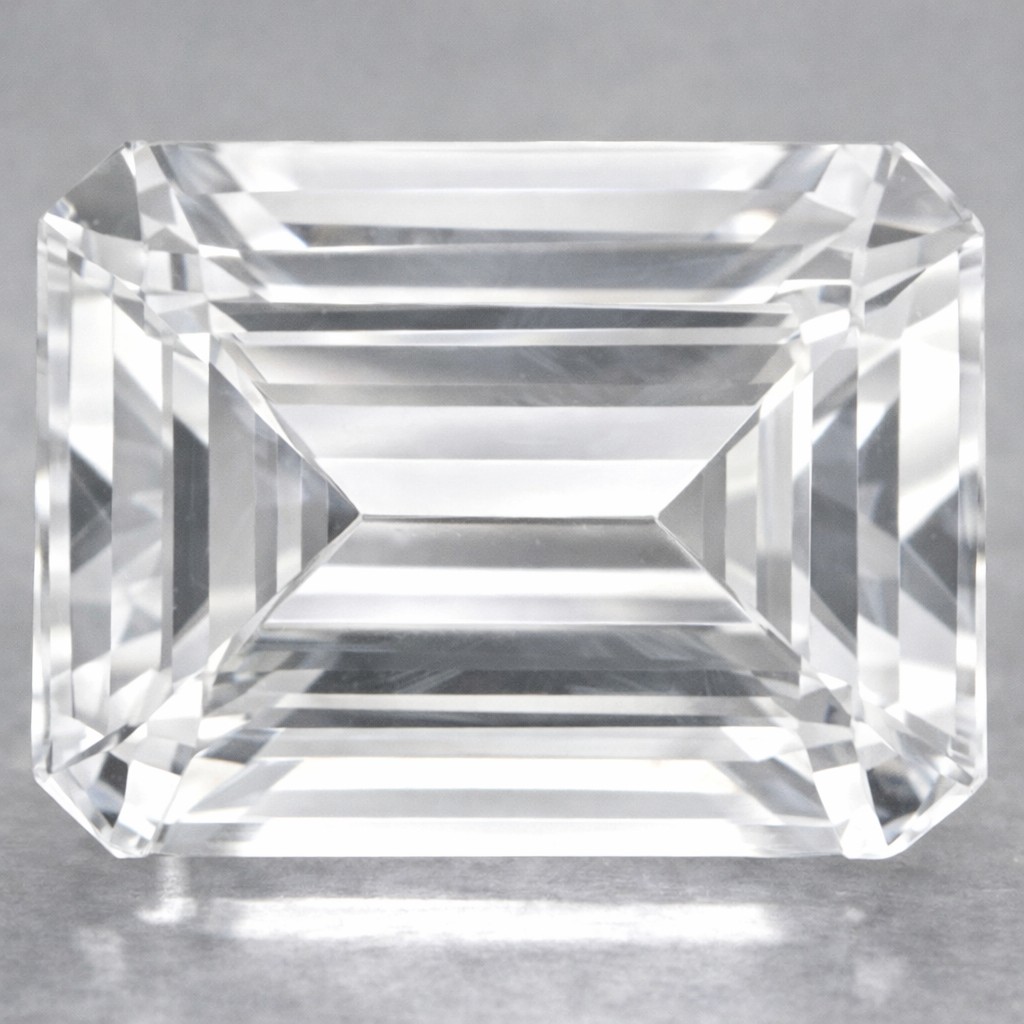 Danburita blanca de diamante genuino de alta calidad rara de 1,65 ct