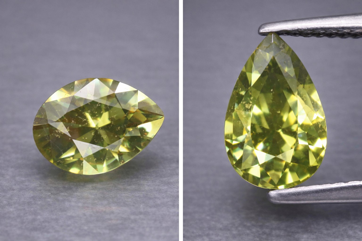 0,37 ct Granate demantoide natural impecable extremadamente raro