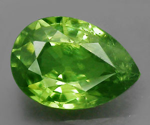 0,42 ct Granate demantoide natural certificado extremadamente raro - 2