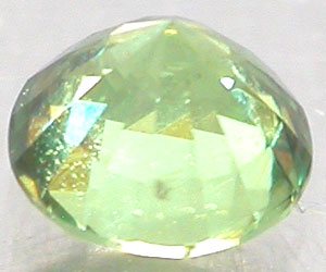 Granate demantoide ruso genuino extremadamente raro redondo de 4,3 mm - 3