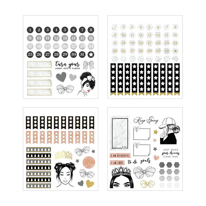 Paper House Mini Sticker Book This Is Us - Glamorous Girls