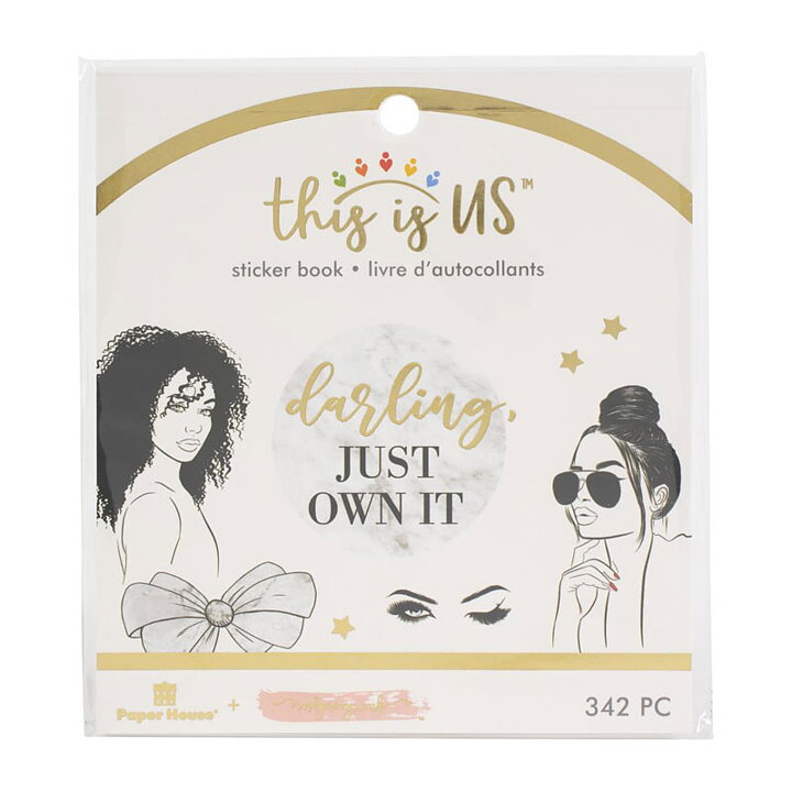 Paper House Mini Sticker Book This Is Us - Glamorous Girls
