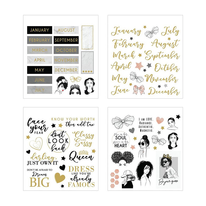 Paper House Mini Sticker Book This Is Us - Glamorous Girls