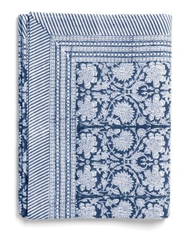 Table Cloth - Paradise Cotton - Navy Blue