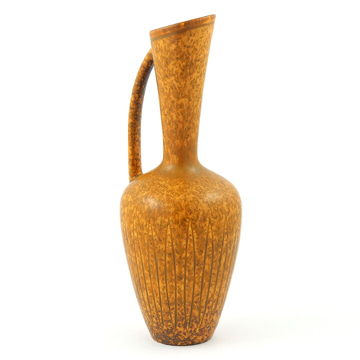 Gunnar Nylund (AXQ 1957) Brown Vase with Handle 28 cm