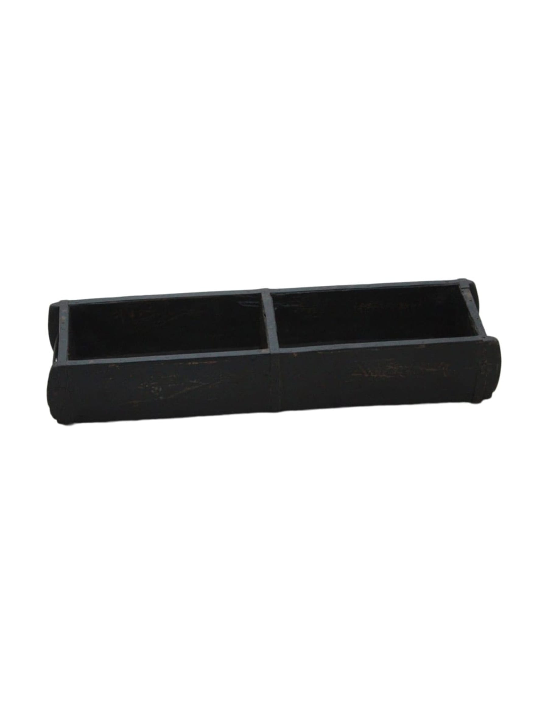 Handmade old wooden box - Black/Brown - Unique - 3