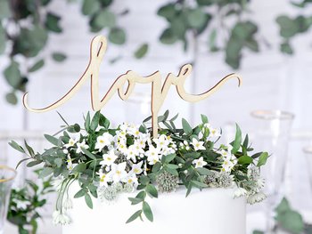 CAKE TOPPER | Love | Trä