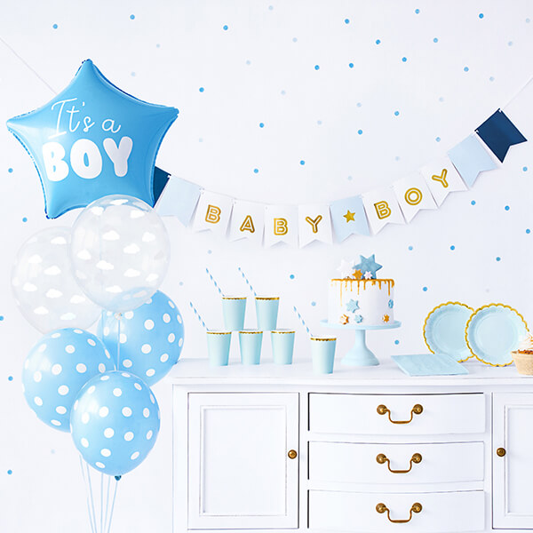 DEKORATIONS-KIT | Baby shower | It´s a boy