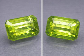 0.53 ct Granate demantoide ruso natural genuino extremadamente raro