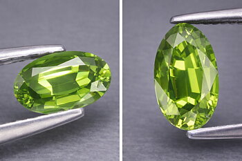 0.59 ct Granate demantoide ruso natural genuino extremadamente raro
