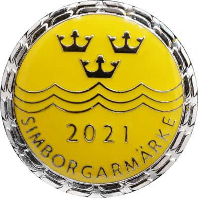 Simborgarmärket 2021 Simmärke