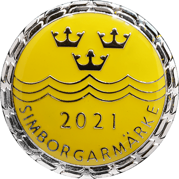 Simborgarmärket 2021 Simmärke