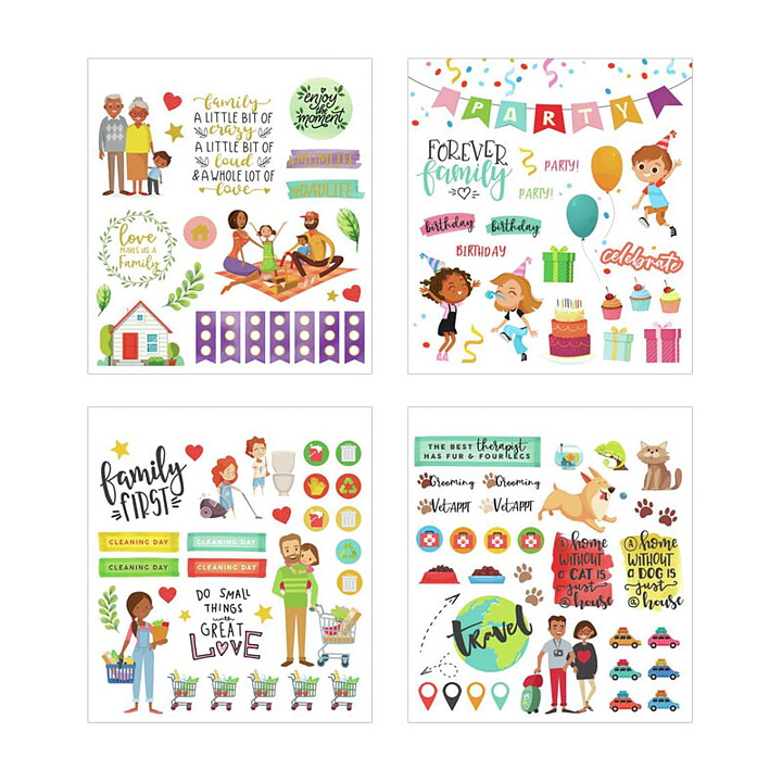 Paper House Mini Sticker Book This Is Us - Family Life