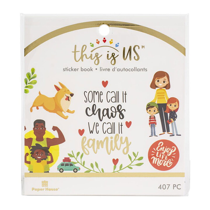 Paper House Mini Sticker Book This Is Us - Family Life