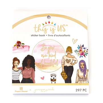 Paper House Mini Sticker Book This Is Us - Own Kind of Beautiful