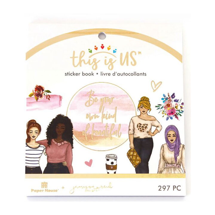 Paper House Mini Sticker Book This Is Us - Own Kind of Beautiful