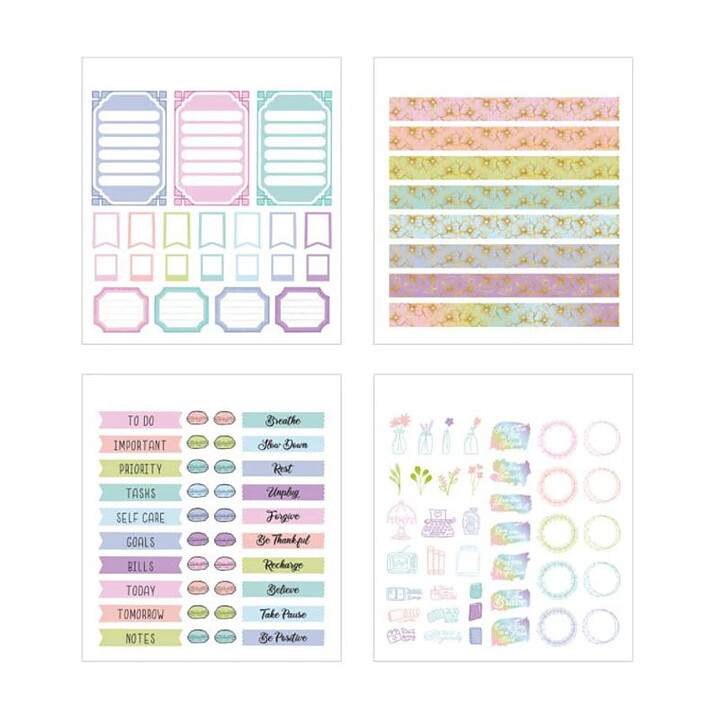 Paper House Mini Sticker Book This Is Us - Pastel Self Care
