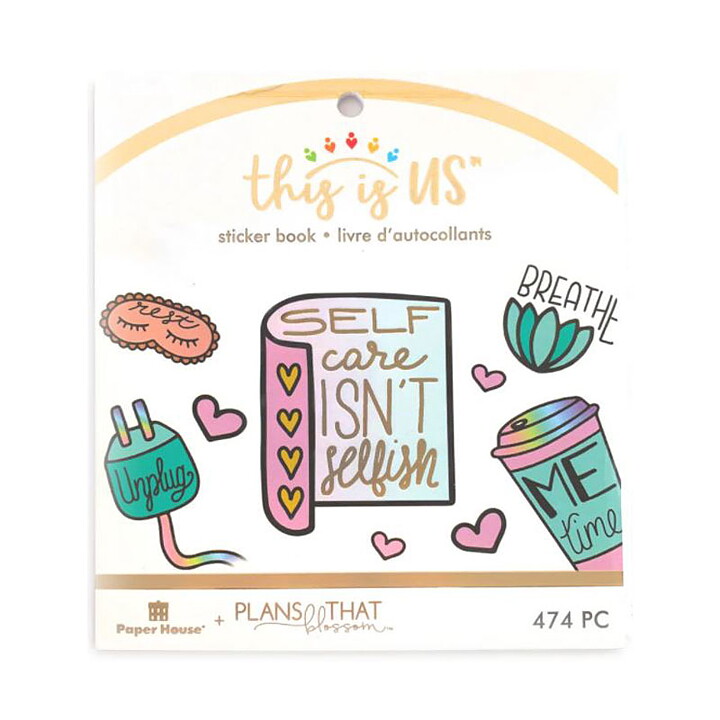Paper House Mini Sticker Book This Is Us - Pastel Self Care
