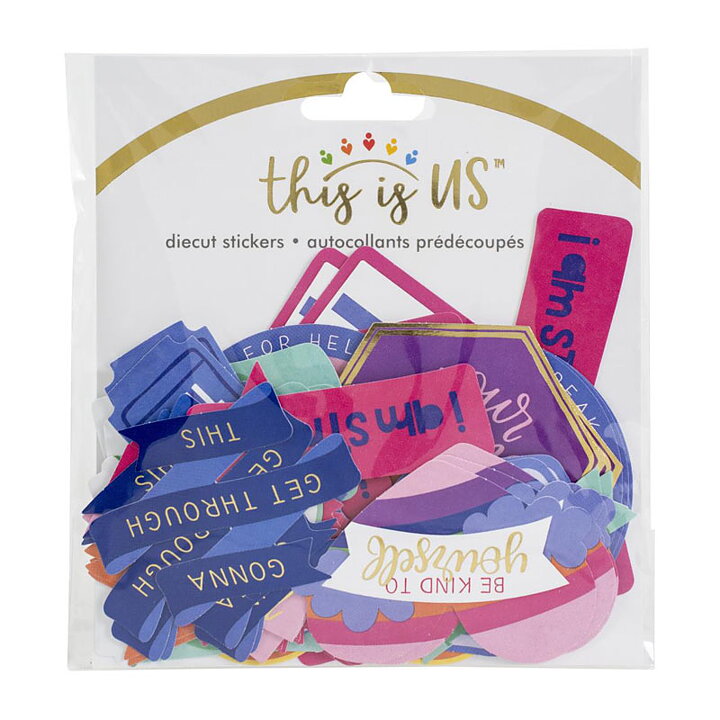 Paper House Diecut Stickers This Is Us - Bright Self Care