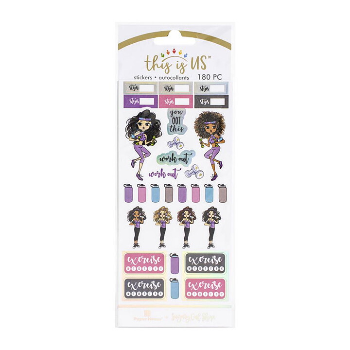 Paper House Stickers This Is Us - Fitness