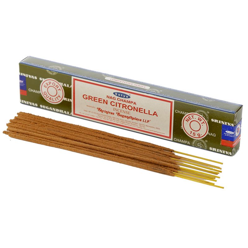Satya Green Citronella  Rökelsestickor