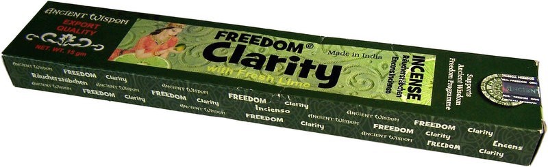 Freedom Rökelsestickor - Clarity /Klarhet