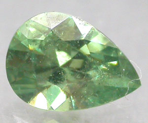 Granate demantoide genuino raro en forma de gota de 0,34 ct - 4