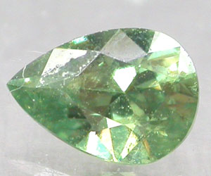 Granate demantoide genuino raro en forma de gota de 0,34 ct - 2
