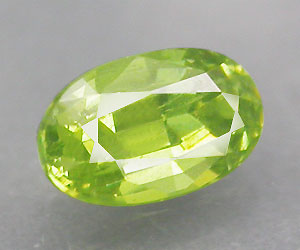 Granate demantoide ruso natural, raro, ovalado, de 0,22 ct - 4