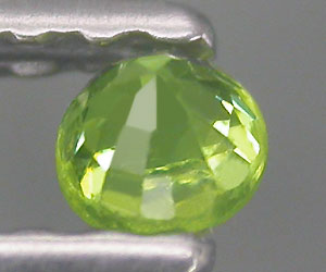 ¡Piedra preciosa de granate demantoide genuina redonda muy rara de 2,5 mm! - 3