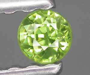 ¡Piedra preciosa de granate demantoide genuina redonda muy rara de 2,5 mm! - 4
