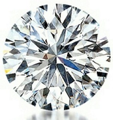 0,23 ct diamante de calidad superior F blanco vvs1 genuino de lujo - 3