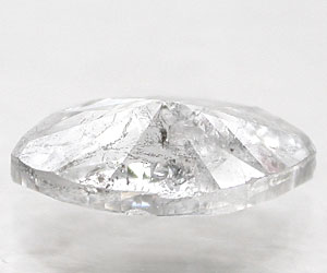 Diamante blanco H natural auténtico de lujo de 0,49 quilates - 2