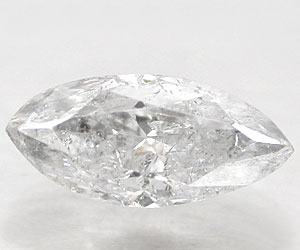 Diamante blanco H natural auténtico de lujo de 0,49 quilates