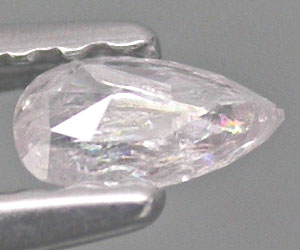 0.12 ct Hermoso diamante blanco H natural genuino - 2