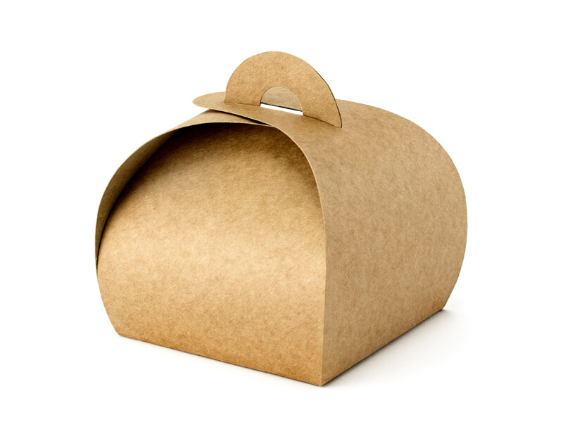 PRESENTASK | 10-pack | Kraft böjd kant