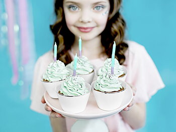 TÅRTLJUS | 20-pack | Mint & lila ombre