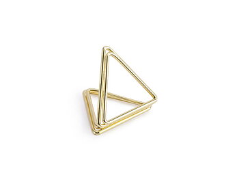 PLACERINGSKORTSHÅLLARE | Triangel | Guld