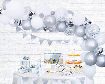 BALLONGBÅGE | 4 m | Silver