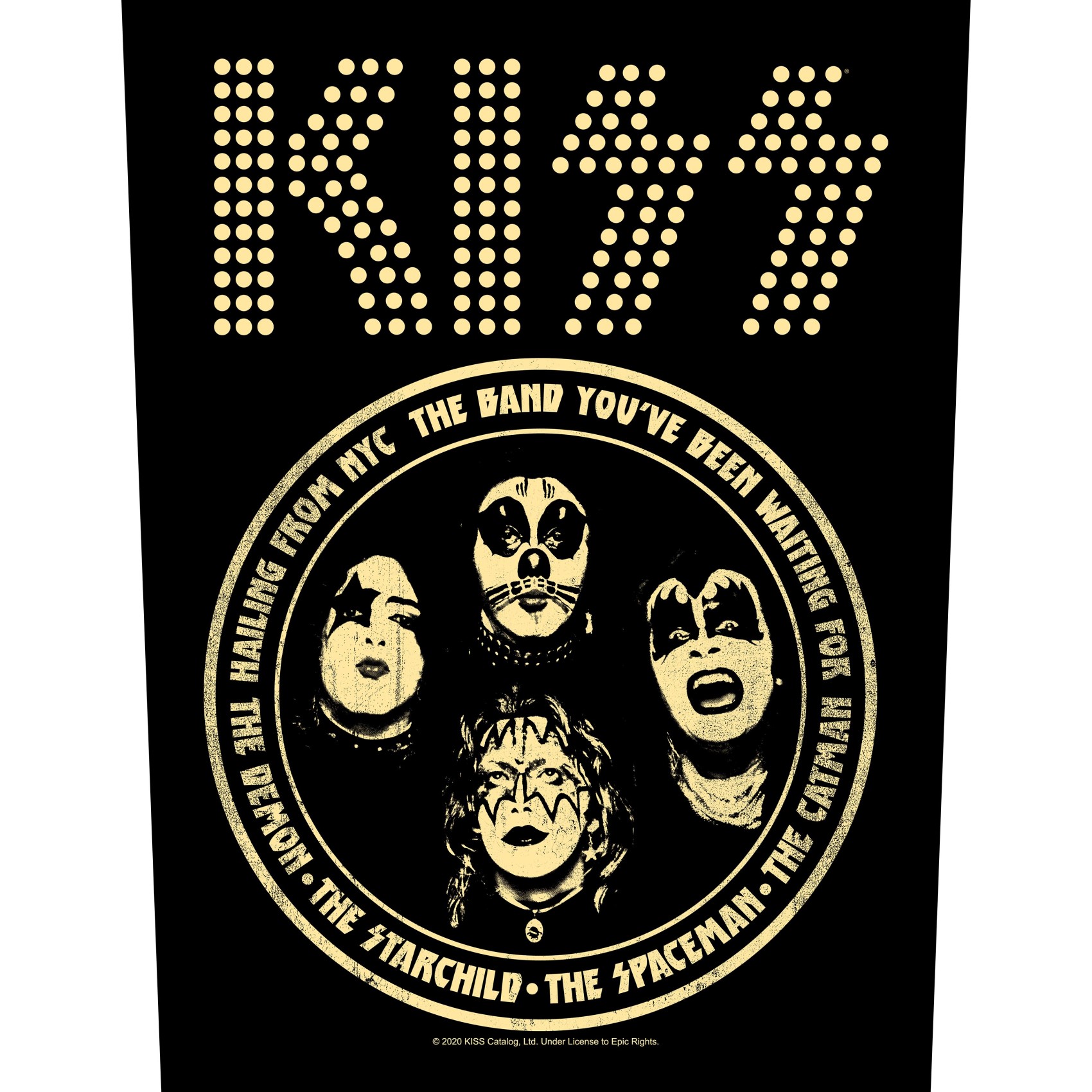 Kiss Hailing From NYC Backpatch