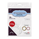 Scrapbook Adhesives 3D Foam Circle Frames - Permanent White
