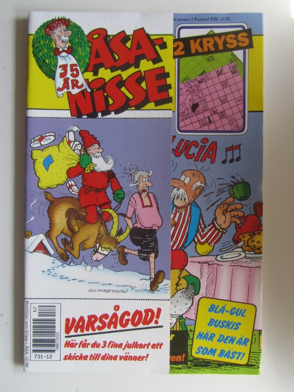 Åsa-Nisse 1990 12 med bilaga