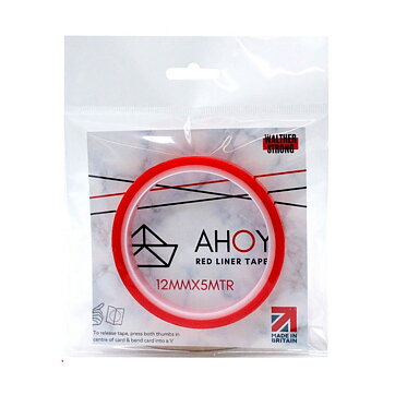 Walter Strong Ahoy Red Line Tape - 12 mm