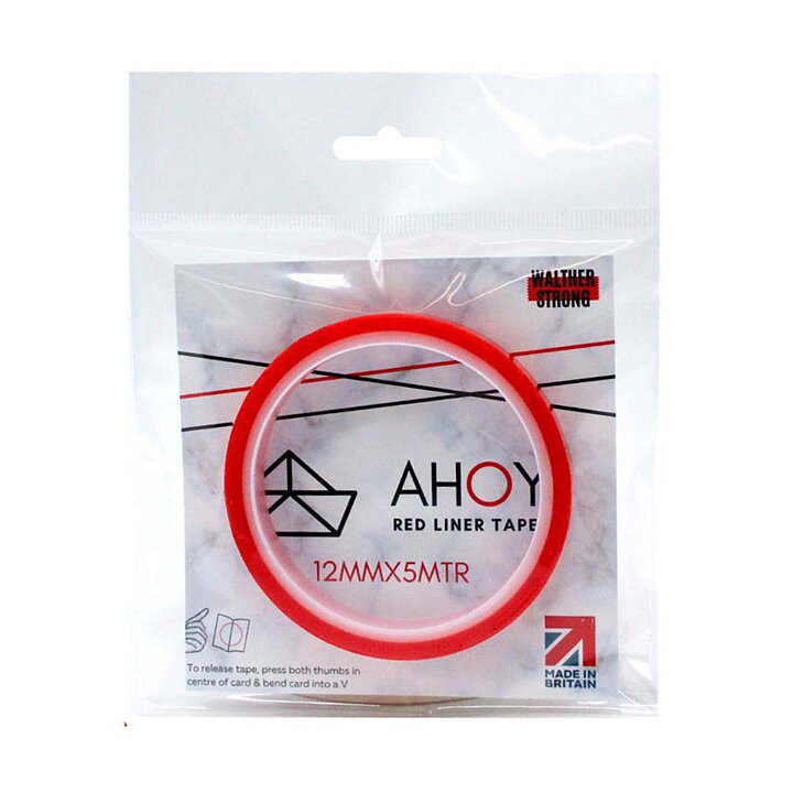 Walter Strong Ahoy Red Line Tape - 12 mm