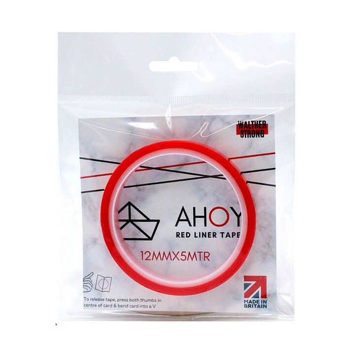 Walter Strong Ahoy Red Line Tape - 12 mm