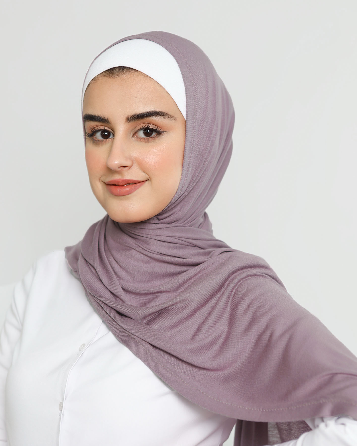 Hijab - Stretch Jersey - Old Mauve