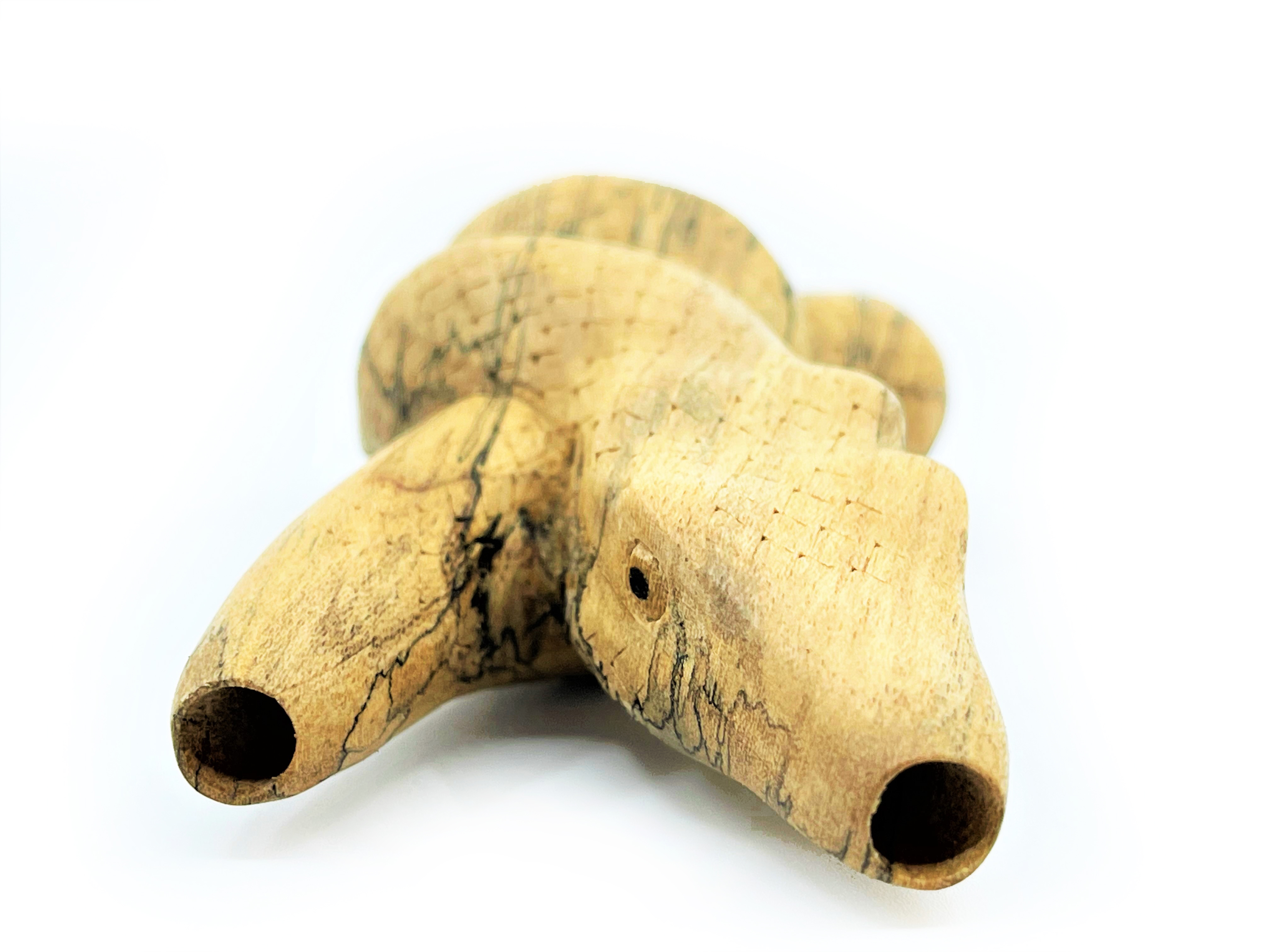 Serpent Kuripe "Lemniscate" - Crocodile Wood - 5