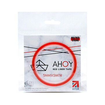 Walter Strong Ahoy Red Line Tape - 3 mm