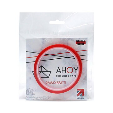 Walter Strong Ahoy Red Line Tape - 9 mm
